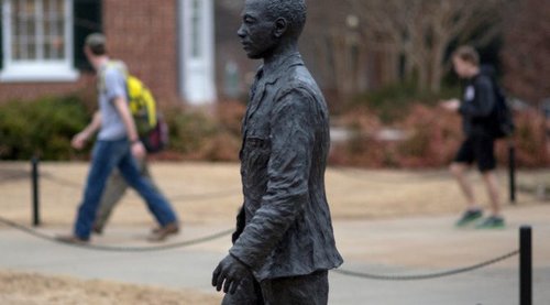 Statue at Ole Miss. Credit: VDare.com