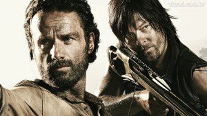 Rick Grimes and Daryl Dixon, played respectively by Andrew Lincoln and Norman Reedus