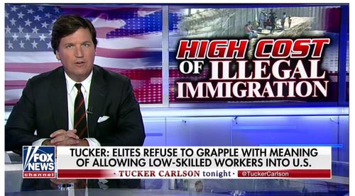 Image result for tucker carlson on immigrants